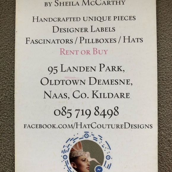 Handmade vintage-inspired raspberry fascinator hat, made in Ireland - Picture 5 of 5